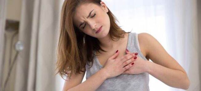 Η οστεοχόνδρωση της θωρακικής μοίρας της σπονδυλικής στήλης μπορεί να εκδηλωθεί ως πόνος στην περιοχή της καρδιάς